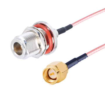 RF Cable Assemblies: Fakra Black to Fakra Blue RG174 Coaxial Communication Cable