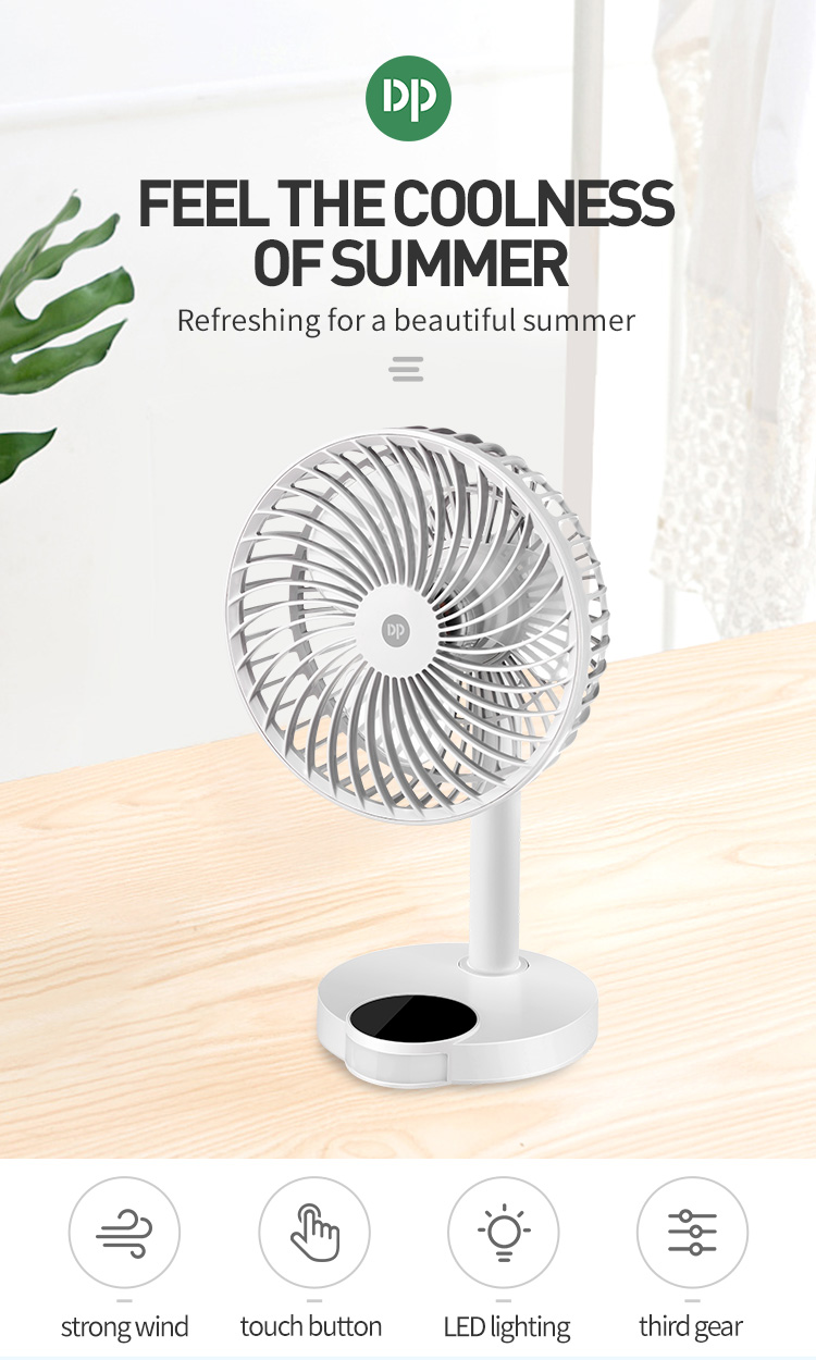 Desktop Portable 2400mAh Lithium Battery Rechargeable Fan-white-detail-1 Desktop Portable 2400mAh Lithium Battery Rechargeable Fan-white-detail-1