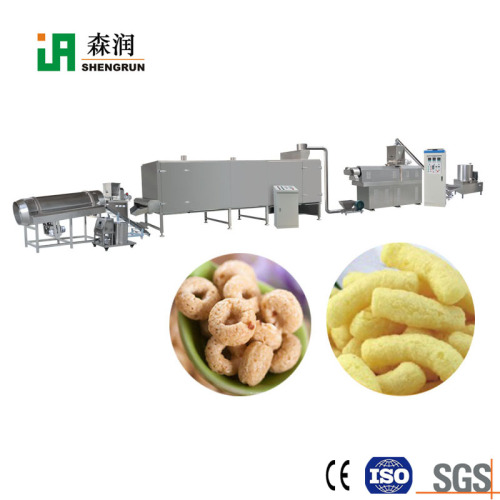 Puffed Snack Food Making Machine Chips Corn Extruder