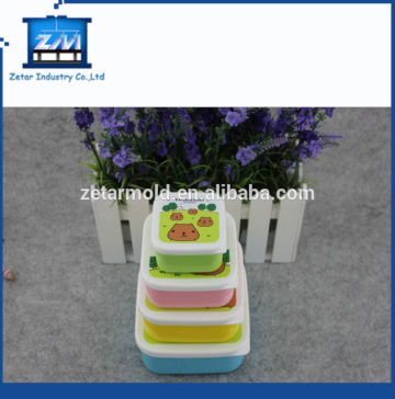 Plastic food container,PP rectangle plastic lunch box