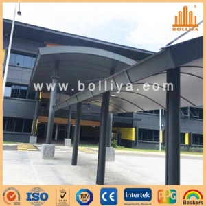 Silver Gold Golden Mirror Brush Brushed Hairline Aluminium Facade Panel