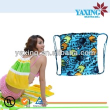 Custom design promotion beach towel backpack