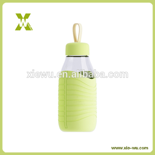 2016 elegant 500ml glass water bottle new arrival