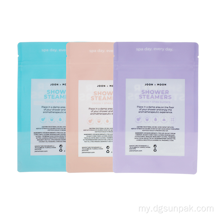 ရောင်စုံ stetup ထုံးစံပုံနှိပ် Mylar Bags
