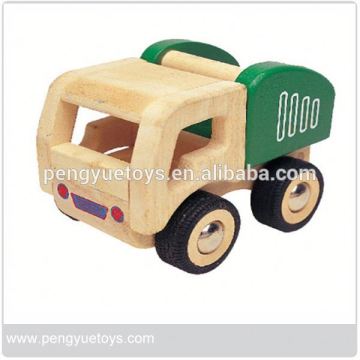 Garbage Toy Truck	,	Wooden vehicle	,	Wooden Mini Car Toy