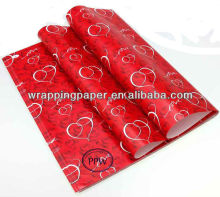 Types of flat sheet gift wrapping paper