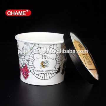 Ice cream paper cup and lid ice cream cup paper lid