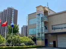 Glass Elevator Installed Outside of Bester Woskshop