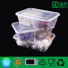 Airtight Divided Plasic Container Lunch Box 850ml with Lid