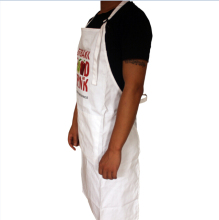 chef apron pattern garden apron with pockets/plain white aprons