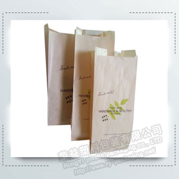 Custom Printed Kraft Paper Baguette Bakery Bread Bags