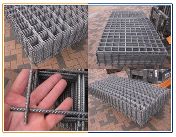 3.0mm 3.4mm Galvanized grid metal wire mesh panel