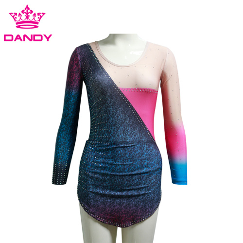 Flickor Shiny Gymnastics Dance Leotards