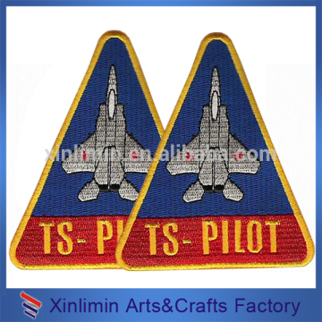 2016 custom stick-on embroidered patches for men shirt embroidery design patch