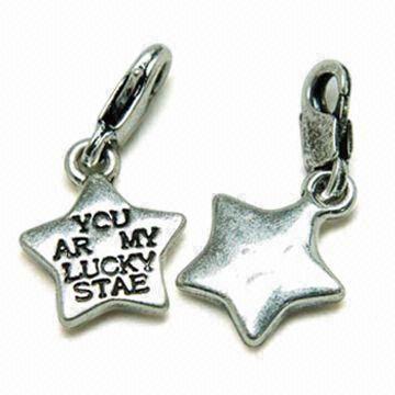 Thomas Sabo Charm with Rhodium Plating, Made of Alloy, Lead- and Nickel-free