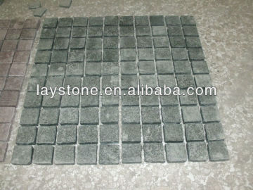 Granite cobblestone on mesh