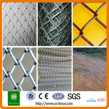 Diamond chain link wire mesh fence