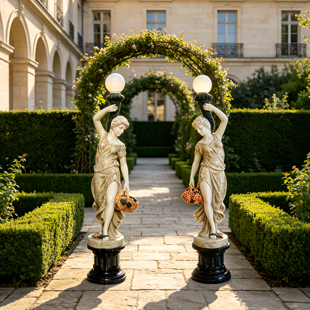Hedge Arch Statue Lamp Hedge Arch Statue Lamp