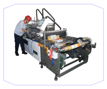 Label Automatic roll to roll hot stamping machine