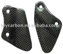 Carbon motorcycle heel guards for BMW
