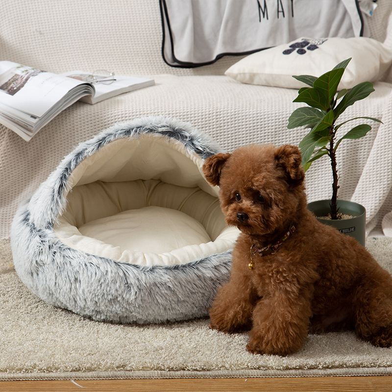 Winter Warm Dog Shell Nest Soft Luxury bed