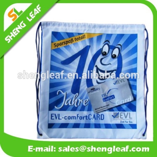 Sublimation Logo Drawstring Bags For Promotion