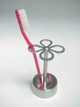 Four Leaf Clover Shape Stainless Steel Toothbrush Holder