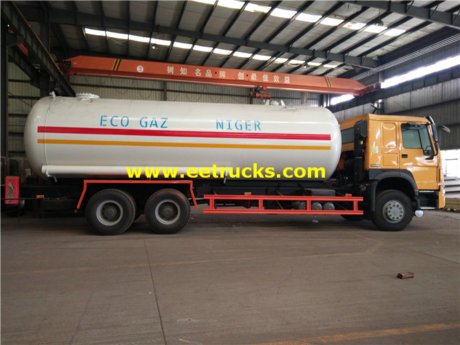 6x4 Propane Delivery Tanker Vehicles