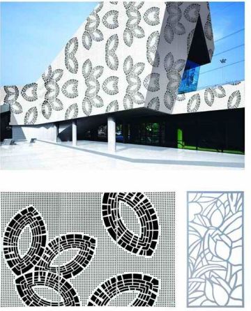 Customized Aluminum Perforated Wall Cladding Panel