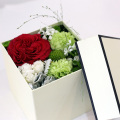 Kartonowe okrągłe pudełko na kwiat luksus