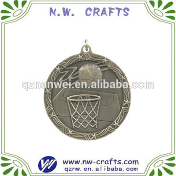 Custom metal basketball medal sport souvenir medal