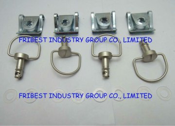 Racing quick release fairing fastener clip bolt silver color