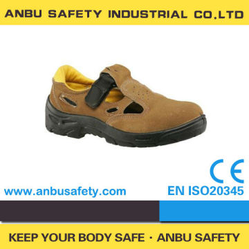 factory wholesale cheap summer heavy duty work steel toe safety sandle/shoes