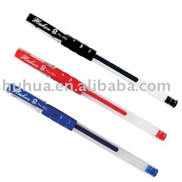 office red blue gel ink pen