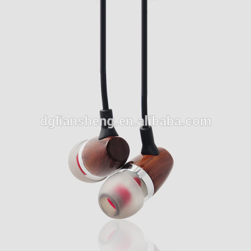 OEM Design Wooden Earphone, Fancy Wooden Earphone