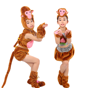 Dance show kindergarten mascot monkey costume