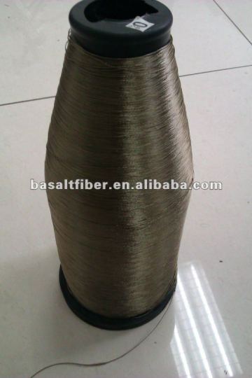 Basalt fiber twisted yarn
