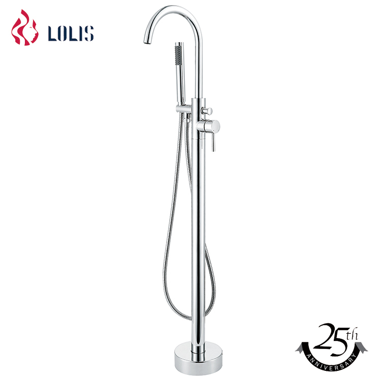 51005 brass floor mounted free standing bath faucet