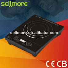 New design crystal panel kitchen appliance induction cooker (CE.CB.RoHs)