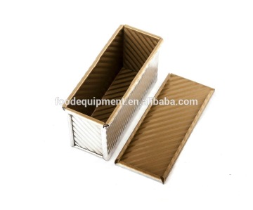 Corrugated toast teflon mold baking pan used