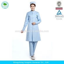 2015 Fashion beautician uniform / medical scrubs / hospital uniforms