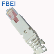 RJ45 Cat6A التوصيل Toolless التوصيل 8P8C ذكر التوصيل Toolless التوصيل