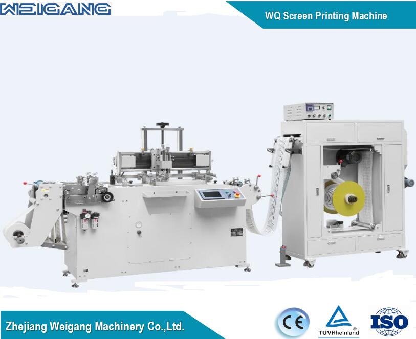 Top sales WEIGANG Flat Bed Silk Screen Printing Machine for Reel Paper Film