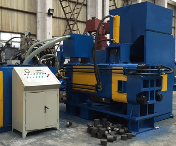 Factory Horizontal Copper Meter Steel Briquette Machine