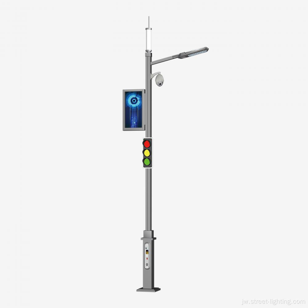 Pola Lampu Akeh Fungsi Kanggo Lighting Street kanthi WiFi