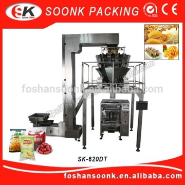 factory price frying snacks packing machine