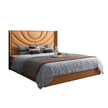Modern European King and Queen Size Designer Bedding Sets & Metal Bed Frames