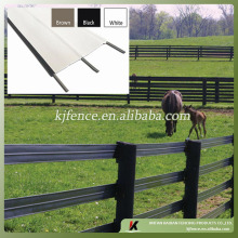 Flexible electric rail farm fence