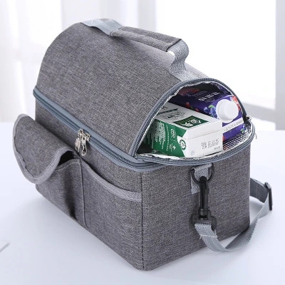 Soft Collapsible Cooler Bag Lunch Bag Box Insulated Travel Bag Soft-Sided Cooling Bag