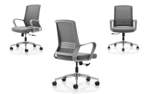 Lumbar Support Mesh Mid Back Staff Task Chair